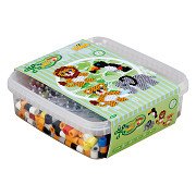 Hama Ironing Bead Set Maxi - Wild Animals, 600 pcs.