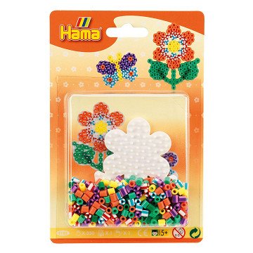 Hama Skrijkbead Set Flower, 350 pcs.