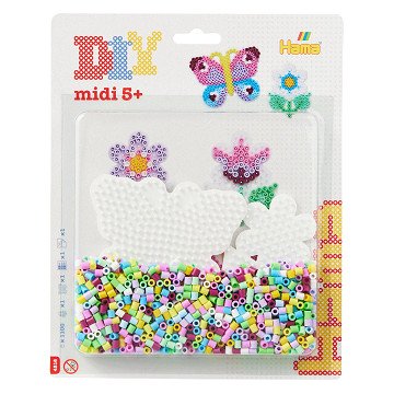 Hama Iron-on Bead Set Butterfly, 1100 pcs.