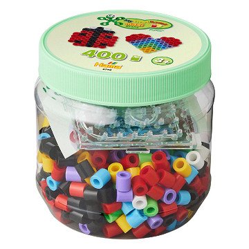Hama Ironing Bead Set Maxi - Square and Heart, 400 pcs.