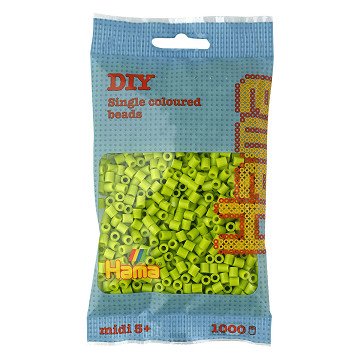 Hama Iron-on Beads - Lime (104), 1000pcs.