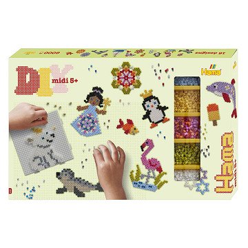 Hama Ironing Bead Set Giant Gift Box, 6000 pcs.