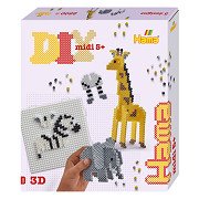 Hama Ironing Beads Set Gift Box - 3D Safari