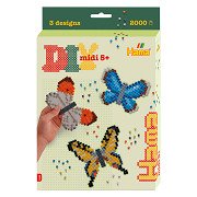 Hama Ironing Bead Set - Butterflies, 2000 pcs.