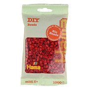Hama Bio Bügelperlen - Dunkelrot (022), 1000 Stk.