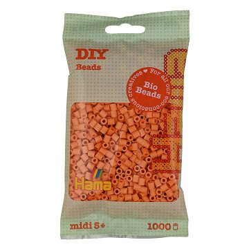 Hama Bio Bügelperlen - Hellapricot (105), 1000 Stk.