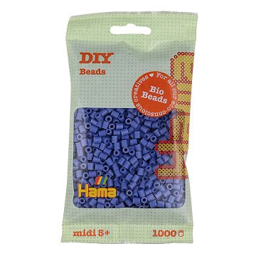 Hama Bio Iron-on Beads - Lavender Purple (107), 1000 pcs.