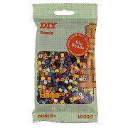 Hama Bio Iron-on Beads - Pastel Mix (197), 1000 pcs.