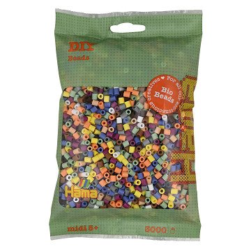 Hama Bio- Bügelperlen - Gemischte Farben (197), 3000 Stk.