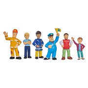 Feuerwehrmann Sam Spielfiguren-Set, 6-teilig.