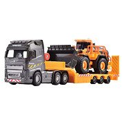 Majorette Volvo FH16 Truck with Trailer and Wheel Loader