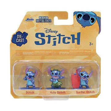 Jada Stitch Mini Figuren, 3dlg.
