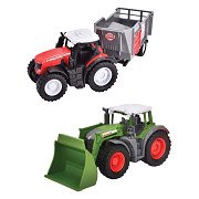 Dickie Farm Tractor Set, 2-piece.