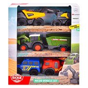 Dickie Micro City Team Vehicles, 6pcs.