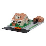 Jada Fast & Furious Nano Dom's House Diorama with Vehicles