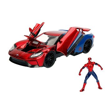 Jada Marvel Spiderman 2017 Ford GT 1:24