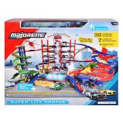 Majorette Super City Garage met 6 Voertuigen