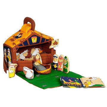 Kerststal Stof