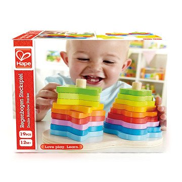 Hape Stapelturm Regenbogen