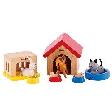 Hape Puppenhaus Haustiere