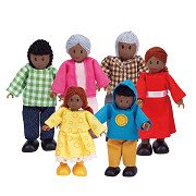 Hape Dollhouse Family African