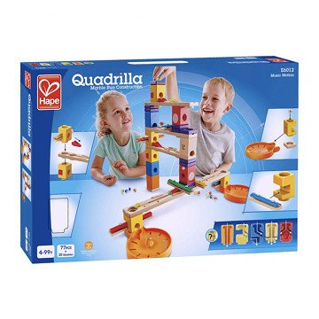 Quadrilla Wooden Marble Track Music Motion, 97 pcs.