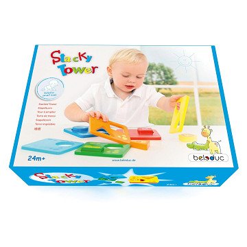 Beleduc Holzstapelturm mit Formen