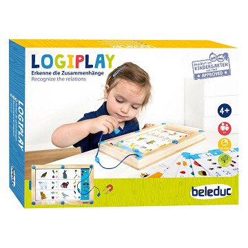 Beleduc LogiPlay Wooden Magnetic Game
