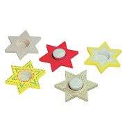 Color your own Tealight Holder Star