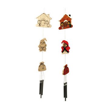 Color your own Christmas Wind Chime