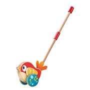 Hape Lilly Vogel Houten Duwstok met Geluid