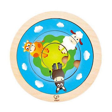 Hape Drehpuzzle Bauernhof