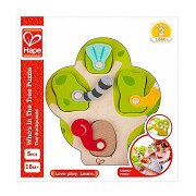 Hape Who's in the Tree Shape Puzzle - 5pcs.