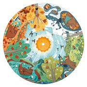 Hape Four Seasons Puzzle with Light - 16 pcs.
