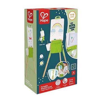Hape Portable Bamboo Easel - 14pcs.
