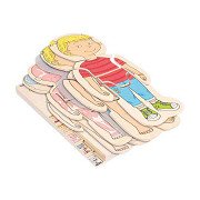 Beleduc Wooden Layered Puzzle Girl - 5 Layers