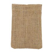 Jute Drawstring Bag, 4 pcs