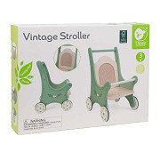 Classic World Vintage Houten Poppenwagen