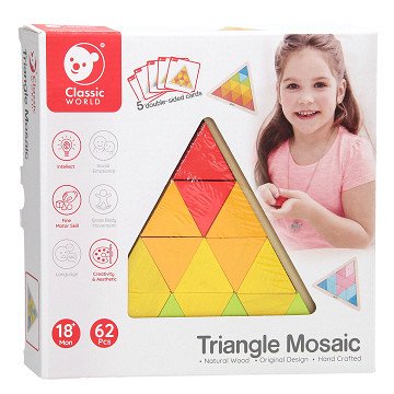 Classic World Wooden Mosaic Puzzle, 67 Pieces