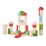 Classic World Wooden Blocks Junior, 50 pcs.