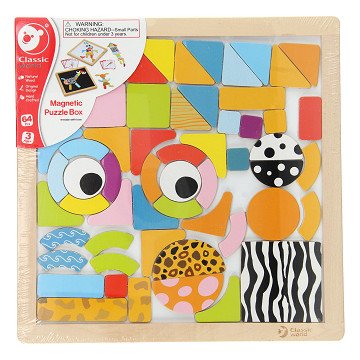Classic World Magnet Puzzle Box, 64 pcs.