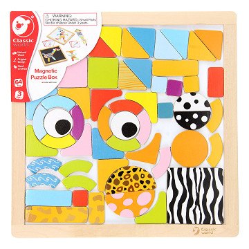 Classic World Magnet Puzzle Box, 64 pcs.