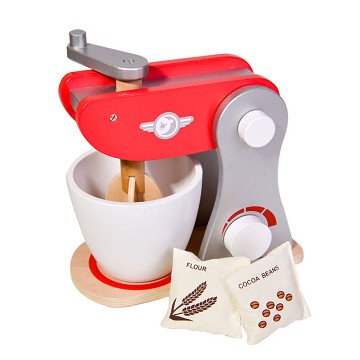 Classic World Wooden Retro Mixer, 4 pcs.
