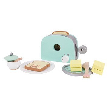 Classic World Wooden Toaster, 13 pcs.