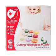 Classic World Houten Snijgroente, 20dlg.
