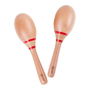 Classic World Samba-Bälle aus Holz, 2er-Set