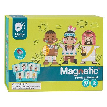 Classic World Aankleedpuzzel Mensen van de Wereld, 60dlg.