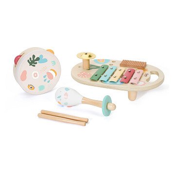 Classic World Wooden Musical Instruments Set Iris