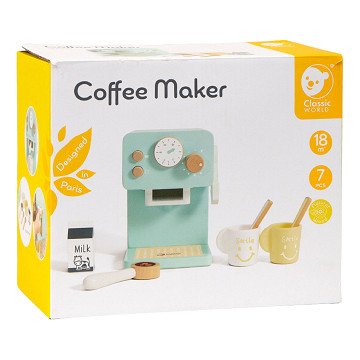 Classic World Wooden Coffee Maker, 7-piece.