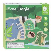 Classic World Puzzle Dschungel, 10 Teile.